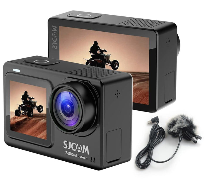 SJCAM SJ8 Dual Screen 4K/30fps Sports Action Camera with Mic - Unboxify
