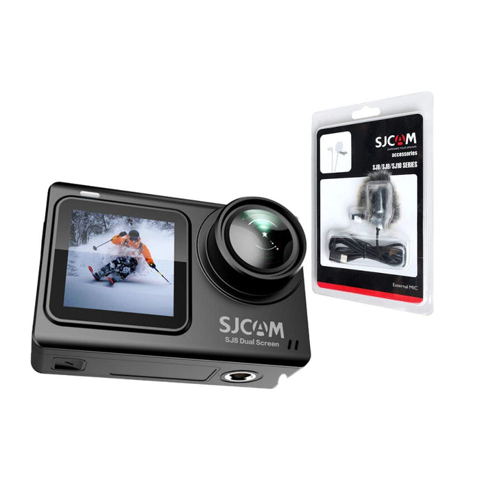 SJCAM SJ8 Dual Screen 4K/30fps Sports Action Camera with Mic - Unboxify