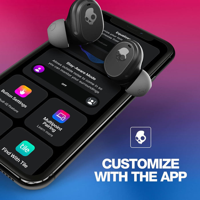 Skullcandy Mod in-Ear Wireless Earbuds, 34 Hr Battery, Microphone - Unboxify