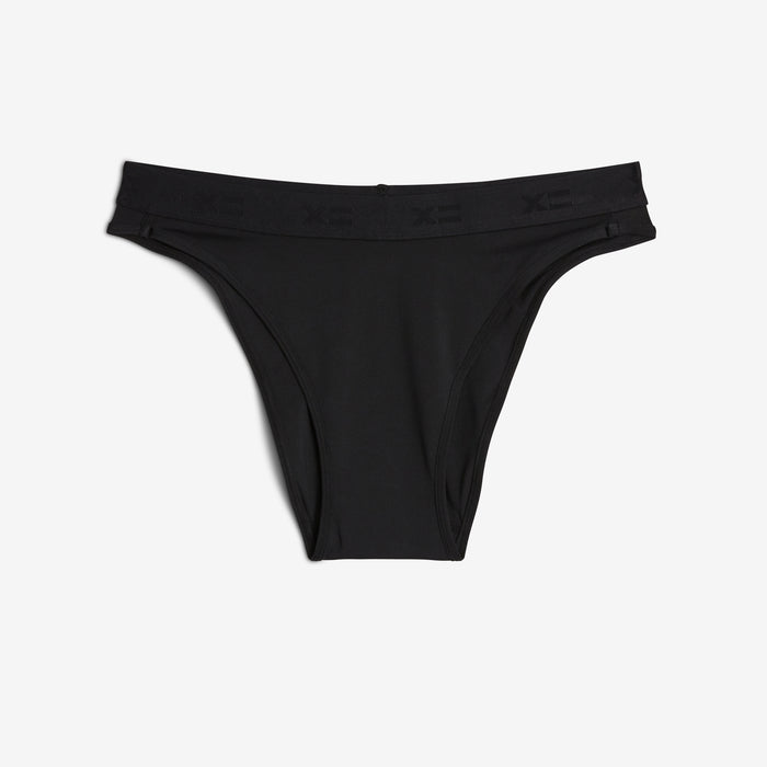 SmoothTuck Tucking Hi Leg Bikini - Black