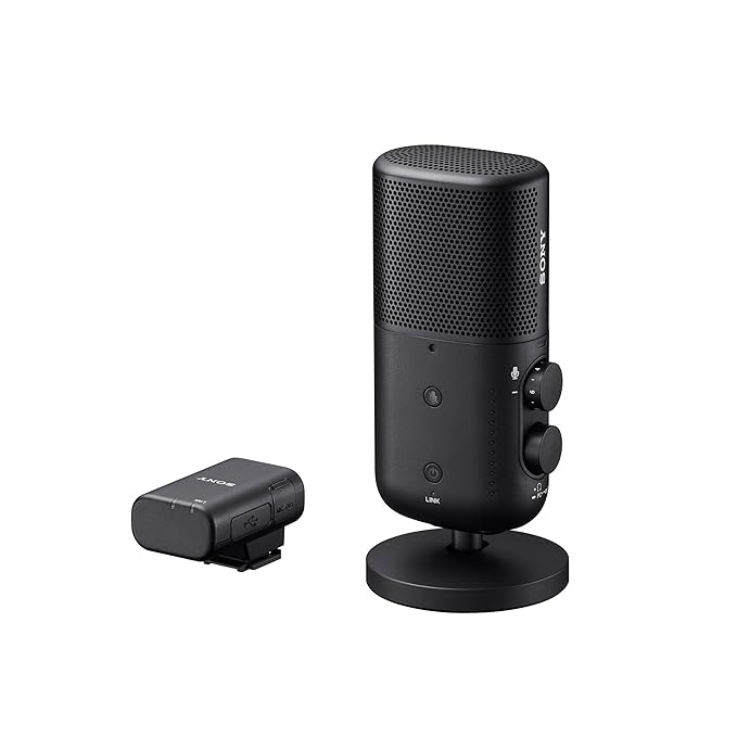Sony ECM-S1 Wireless Streaming Microphone for Podcast | Singing | Livestreaming | Gaming - Black - Unboxify