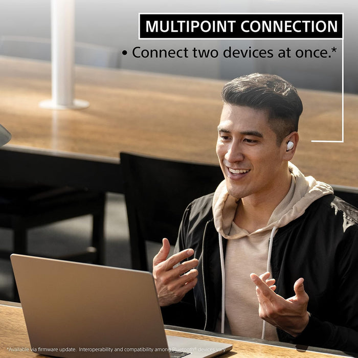 Sony LinkBuds S WF-LS900N Noise Cancellation Bluetooth Earbuds, TWS, Hi-Res Audio, Up to 23Hrs Battery