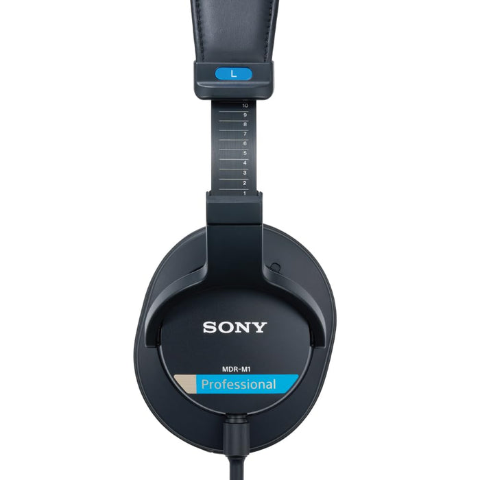 Sony MDR-M1 Wired High Resolution Monitor Over Ear Headphones, Closed Back Design for Audiophile - Unboxify