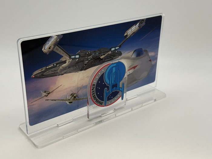 Star Trek ACRYLIC "We've Come a Long Way" Display #4