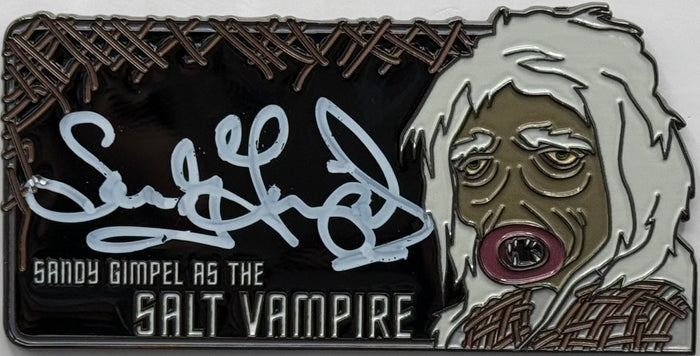 Star Trek Autograph Pin: Sandy Gimpel as The Salt Vampire