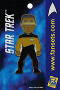 Star Trek GEORDI La Forge Licensed FanSets MicroCrew Collector’s Pin
