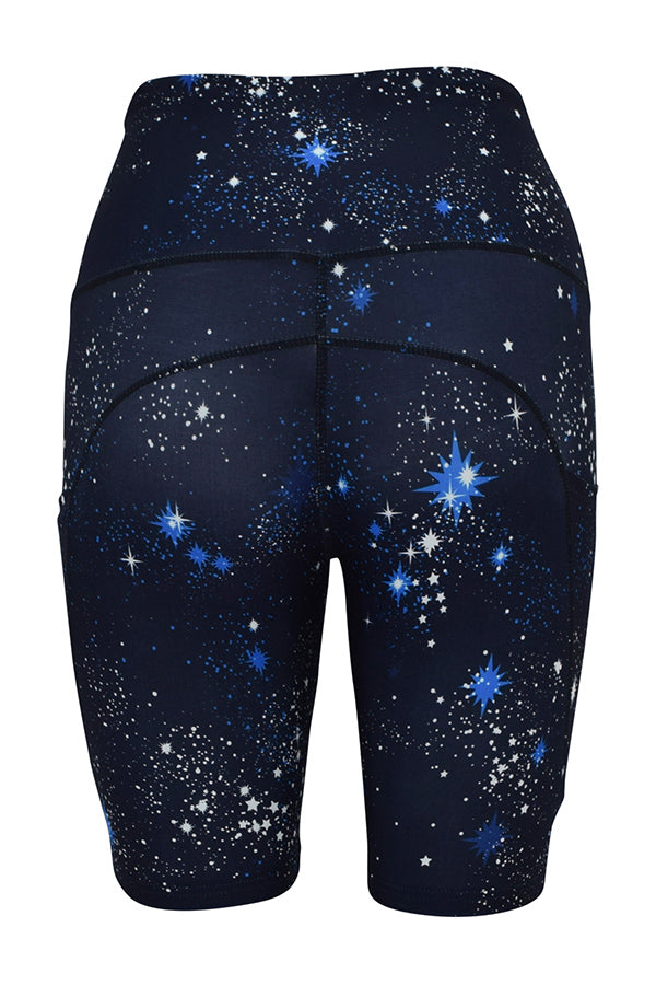 Starry Night Shorts + Pockets-Pocket Shorts