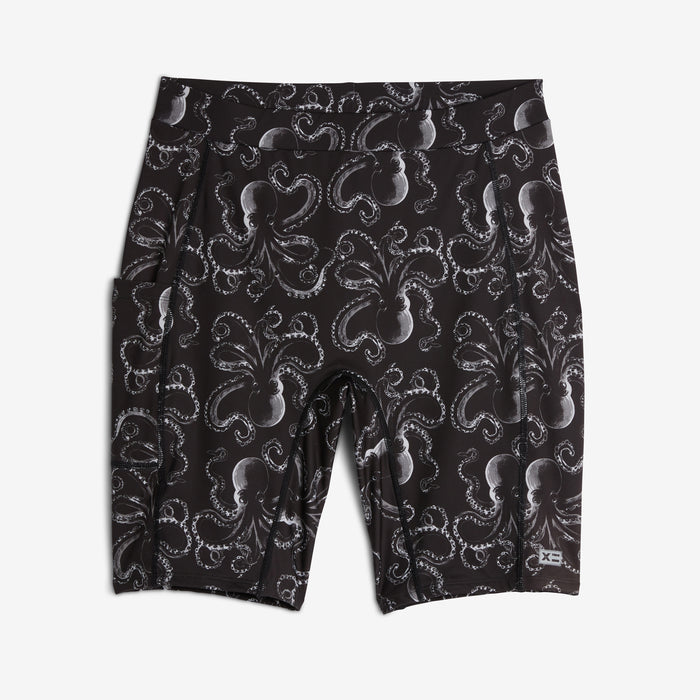 Swim 9" Shorts with Pocket - Kraken