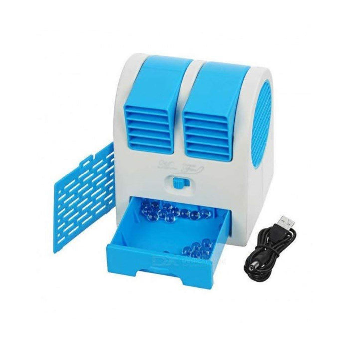 Techavent Mini USB Fragrance Air Cooling Fan Portable Desktop Blower/ Air Cooler - Assorted Color - Grabgear.in
