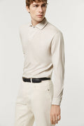 The Active Wool Polo ecru