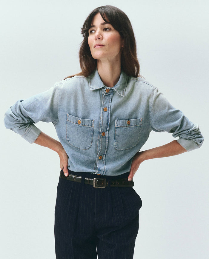 The Harbor Shirt. -- Asphalt Wash SHIRTS THE GREAT. FALL 23 AUGUST CAP