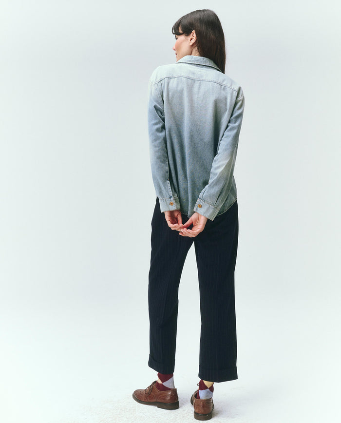 The Harbor Shirt. -- Asphalt Wash SHIRTS THE GREAT. FALL 23 AUGUST CAP