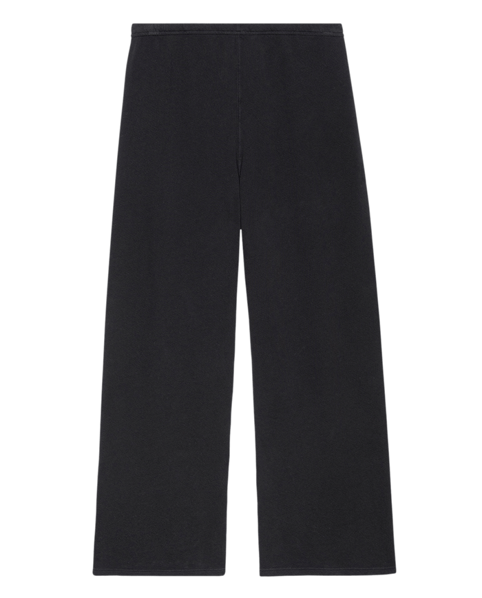 The Lap Sweatpant. Solid -- Almost Black SWEATPANTS THE GREAT. FALL 24 KNITS