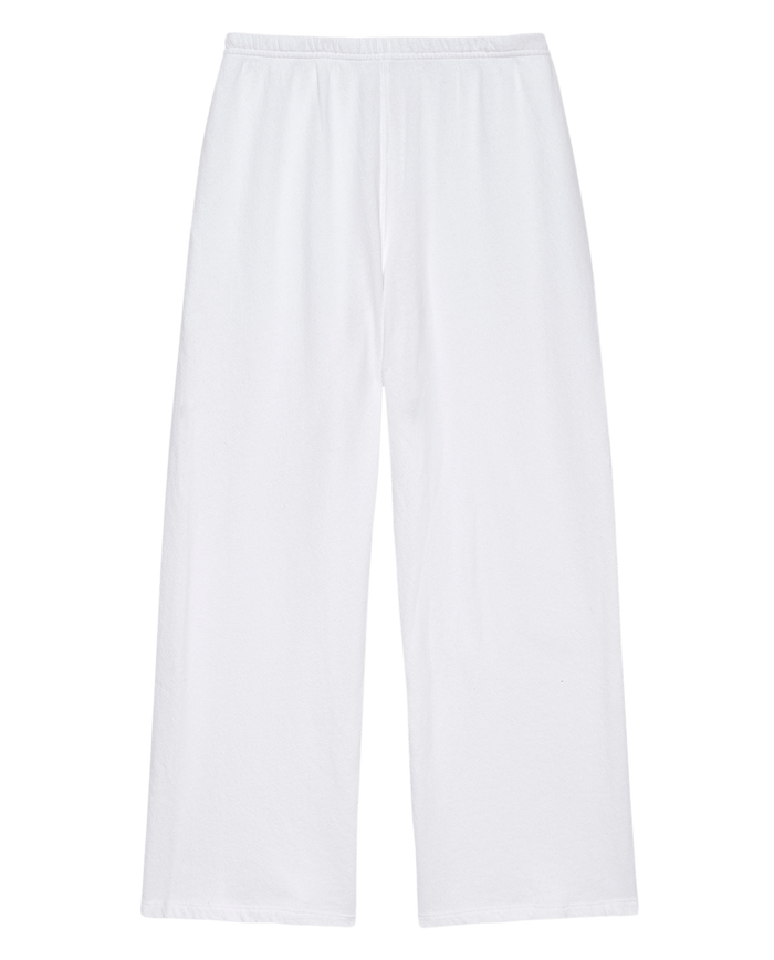 The Lap Sweatpant. Solid -- True White SWEATPANTS THE GREAT. FALL 24 KNITS
