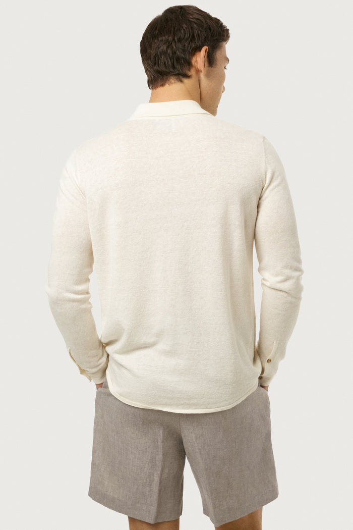 The Linen Cotton Knit Shirt