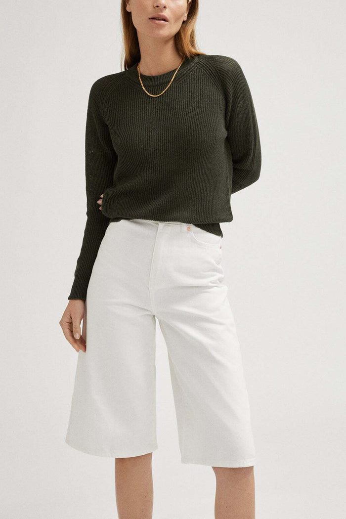 The Linen Cotton Raglan Sweater