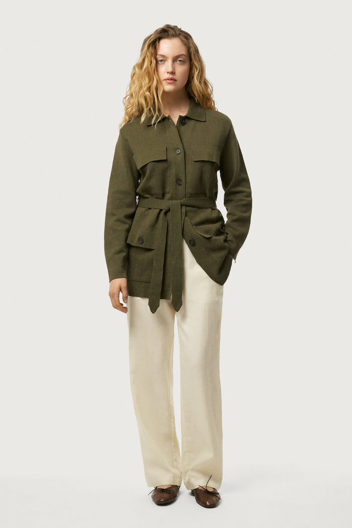 The Linen Cotton Sahariana Jacket