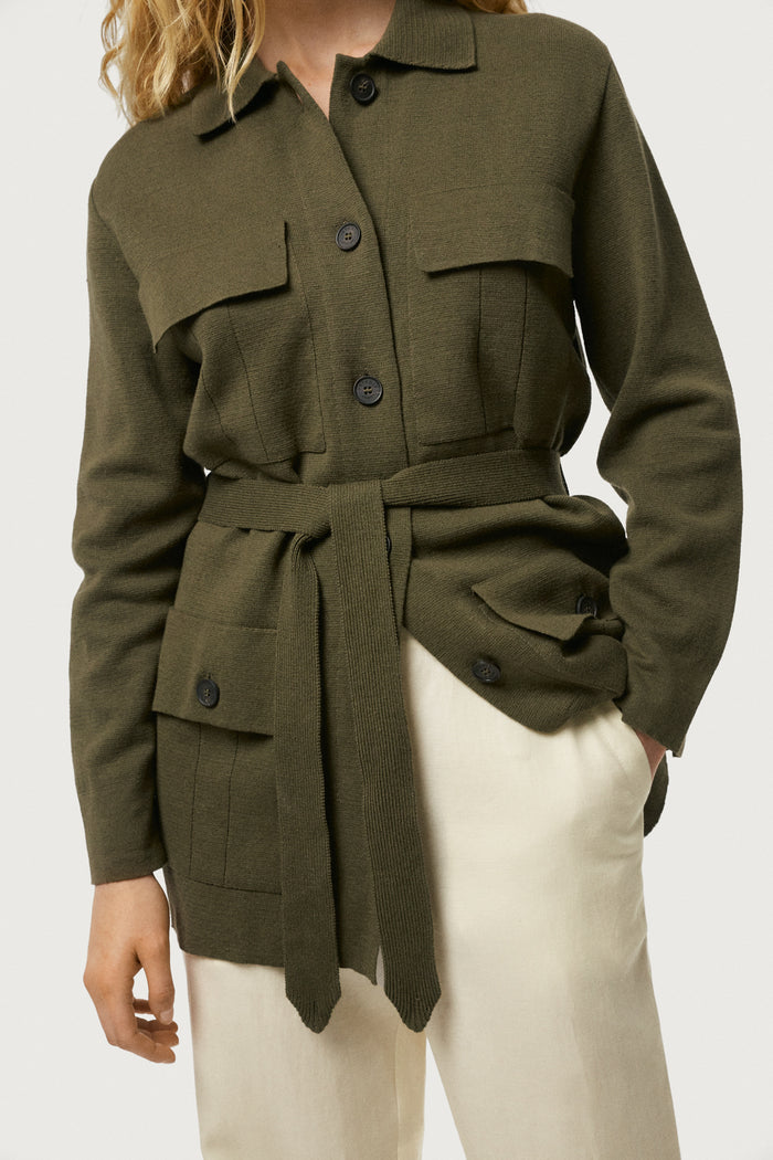 The Linen Cotton Sahariana Jacket