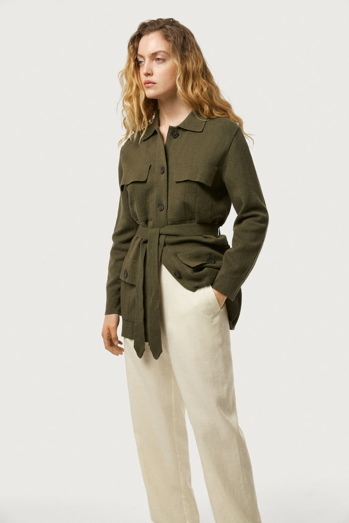 The Linen Cotton Sahariana Jacket