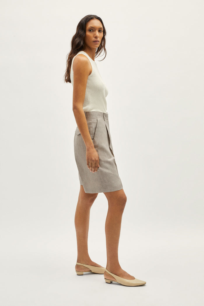 The Linen Twill Shorts
