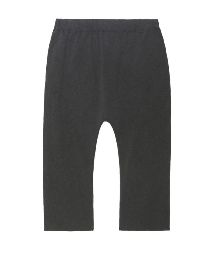 The Little Jersey Crop. Solid -- Washed Black SWEATPANTS THE GREAT. FALL 24 LITTLE