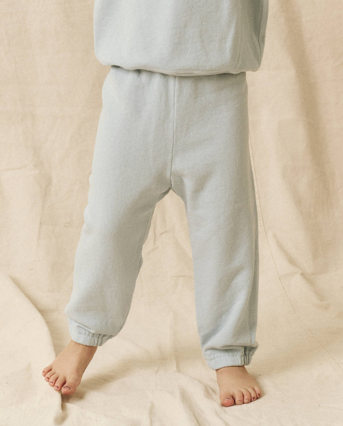 The Little Stadium Sweatpant. Solid -- Light Sky SWEATPANTS THE GREAT. SP24 LITTLE