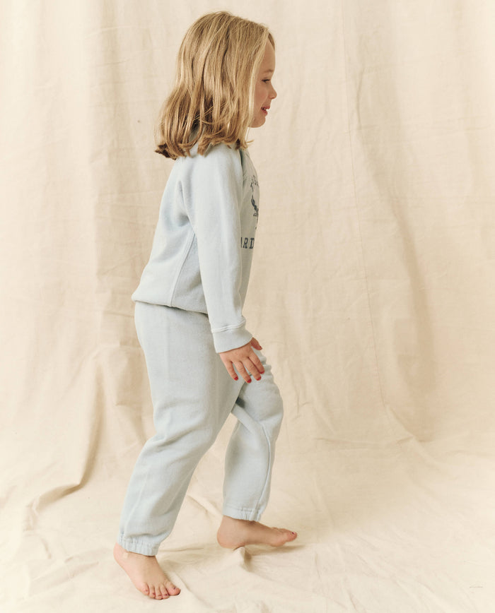 The Little Stadium Sweatpant. Solid -- Light Sky SWEATPANTS THE GREAT. SP24 LITTLE