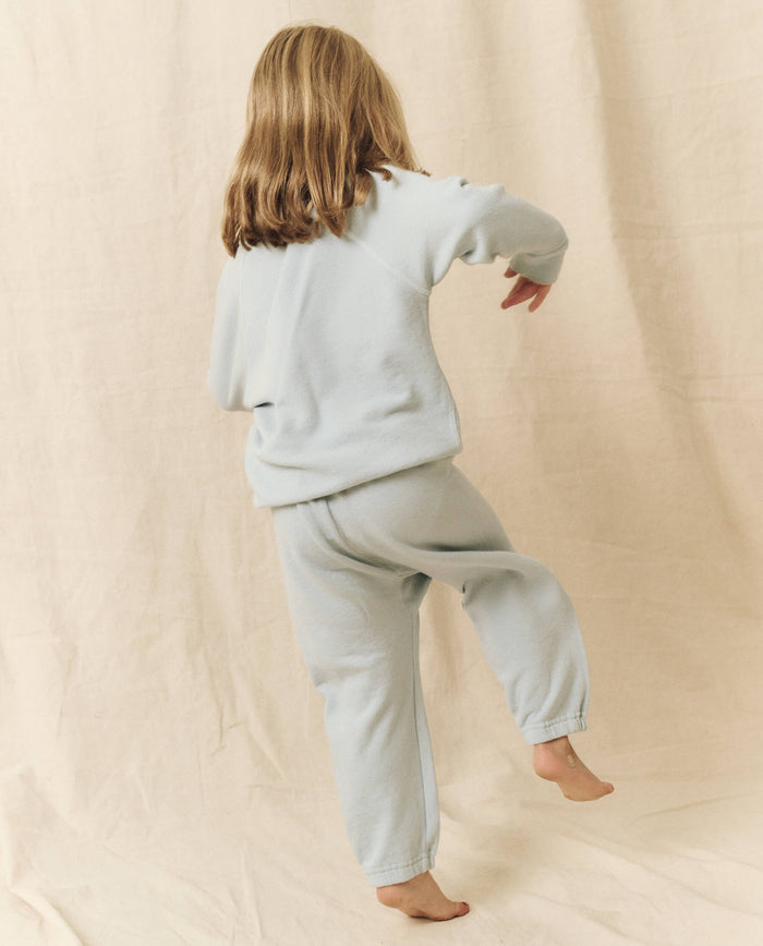 The Little Stadium Sweatpant. Solid -- Light Sky SWEATPANTS THE GREAT. SP24 LITTLE