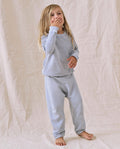 The Little Stadium Sweatpant. Solid -- Whisper Blue SWEATPANTS THE GREAT. HOL 22 LITTLE