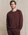 The Men's College Sweatshirt. -- Toasted Walnut SWEATSHIRTS THE GREAT. FALL 24 MEN