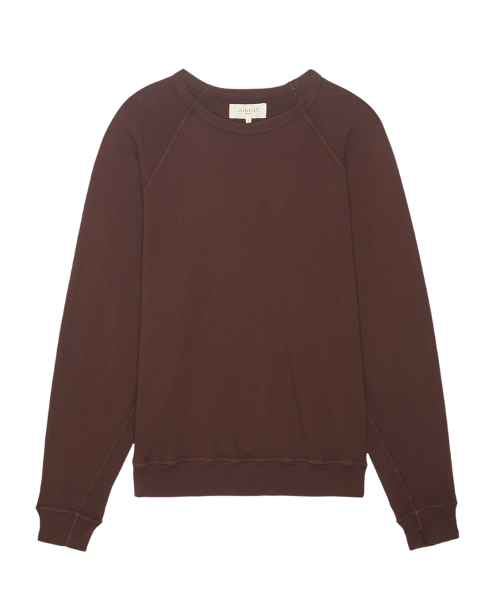 The Men's College Sweatshirt. -- Toasted Walnut SWEATSHIRTS THE GREAT. FALL 24 MEN