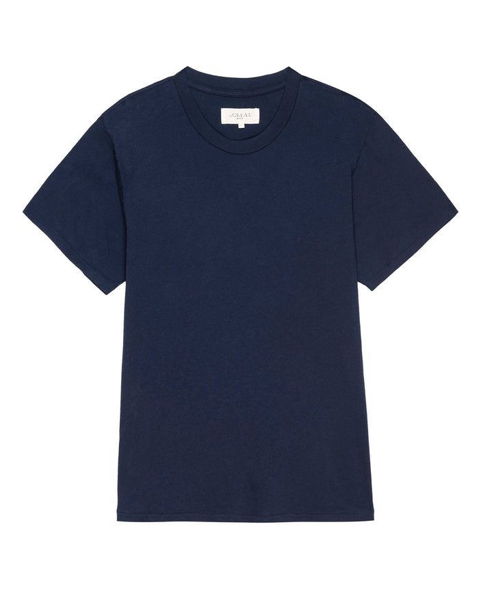 The Men's Slim Tee. -- True Navy TEES THE GREAT. FALL 23 MEN