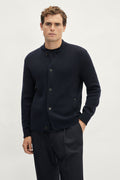 The Merino Wool Bomber - blue