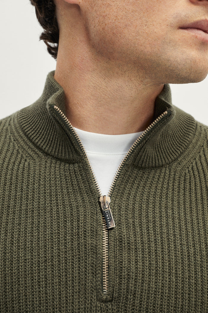 The Merino Wool Half-Zip Jumper