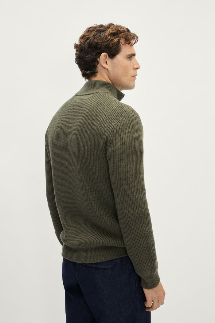 The Merino Wool Half-Zip Jumper