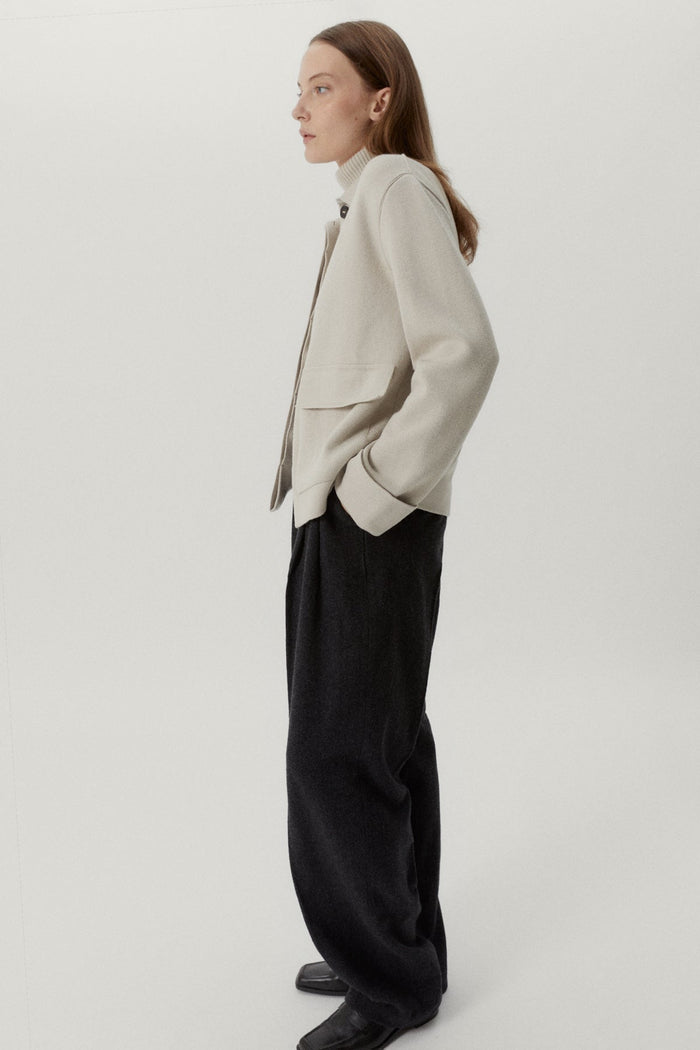 the merino wool jacket pearl