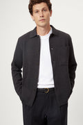 The Merino Wool Overshirt grey