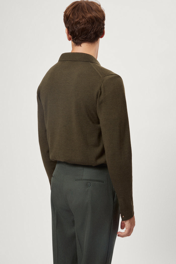 The Merino Wool Knit Shirt