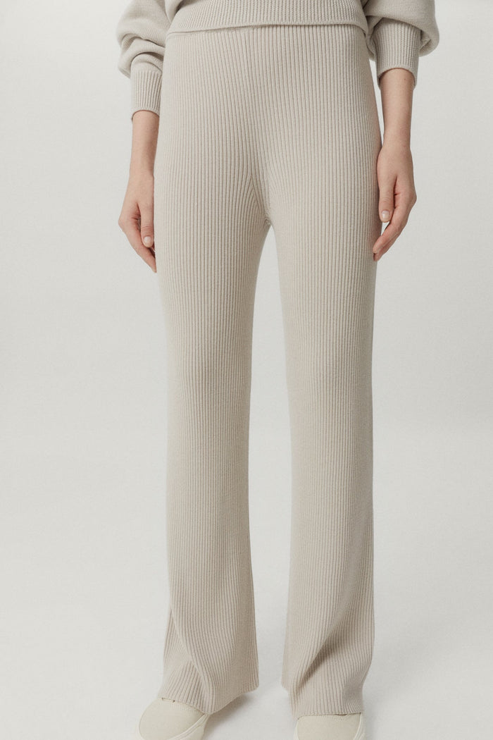 the merino wool ribbed pants x pearl