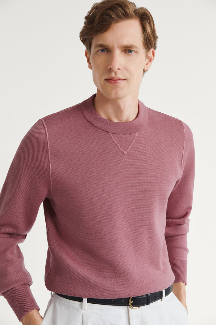 The Merino Wool Sweatshirt Mauve