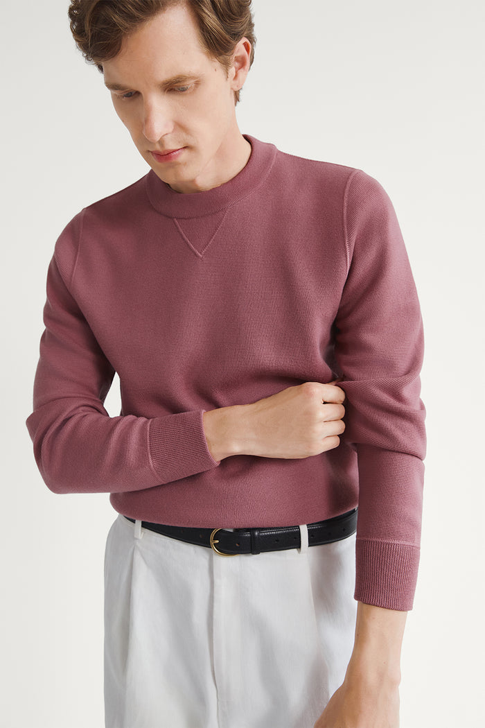 The Merino Wool Sweatshirt Mauve