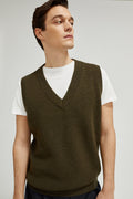 Military Green | The Merino Wool Vest