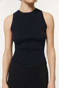 The Organic Cotton Essential Tank Top Deep Blue