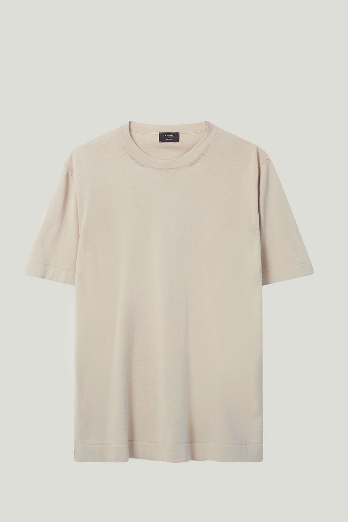 The Organic Cotton Knit T-Shirt hay