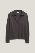 the organic cotton lightweight polo graphite