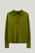 the organic cotton lightweight polo kiwi green