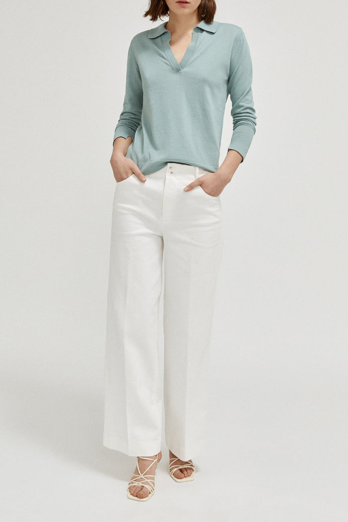 the organic cotton lightweight polo imperfect version 20 mint