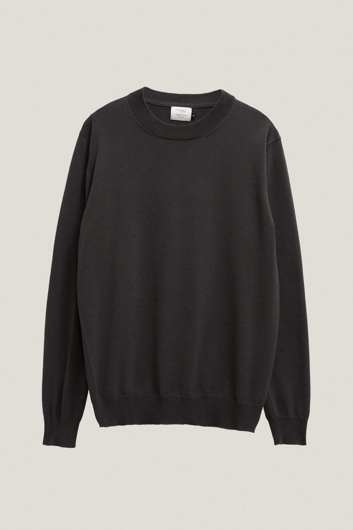 The Organic Cotton Knit T-Shirt graphite