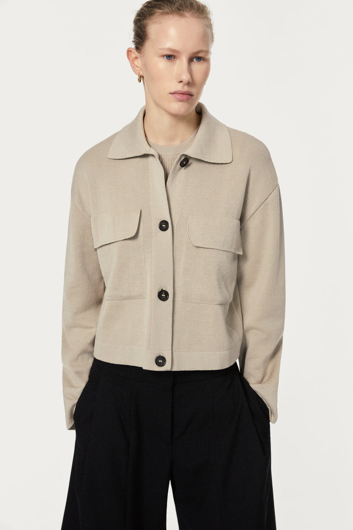 The Organic Cotton Overshirt hay