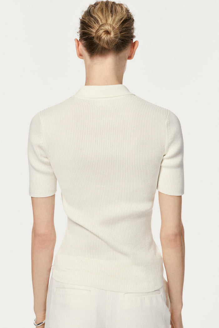 The Organic Cotton Ribbed Polo hay